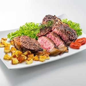 Bistecca con radicchio e Gorgonzola
